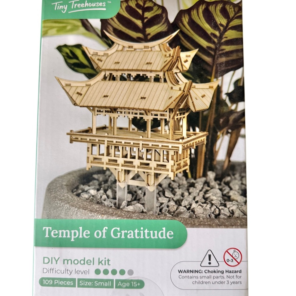 Tiny Treehouses Temple of Gratitude DIY Model Kit